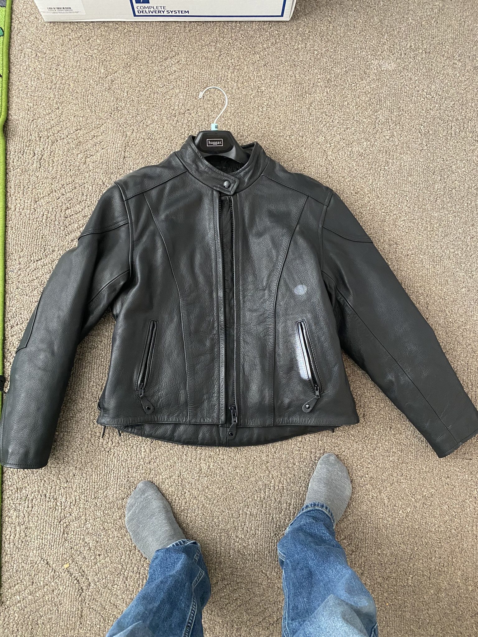 Womens Motorcycle Jacket.