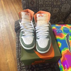 Jordan 1 Craft Green. Vnds . Og Box Size 9