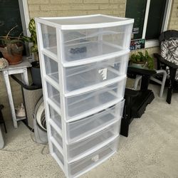 six drawer Sterilite dresser comes with the original wheels. You can make two small ones or tall