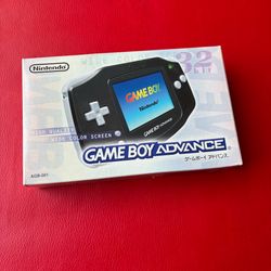 Nintendo Gameboy Advance GBA Console (Black) - Complete in Box - Bundle Lot