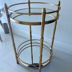 Golden/Mirror Bar Cart