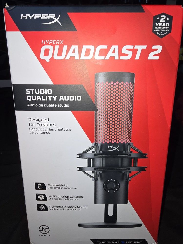 Hyperx Quadcast 2 (Brand New)