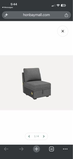 Honbay Modular Sectional Sofa Seat with storage