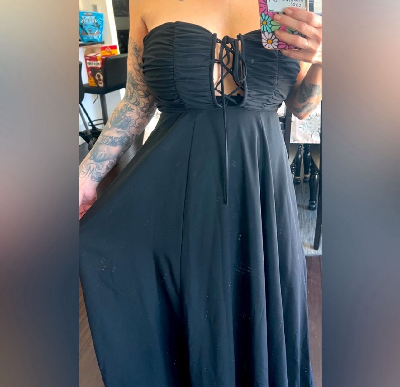 Express Strapless Evening Dress 