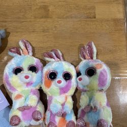 Ty bunny $10 each all $25 OBO