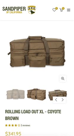 XL Rolling Duffel Bag Sandpiper of California