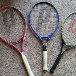 Wilson Prince Wimbledon tennis rackets excellent condition $20 each