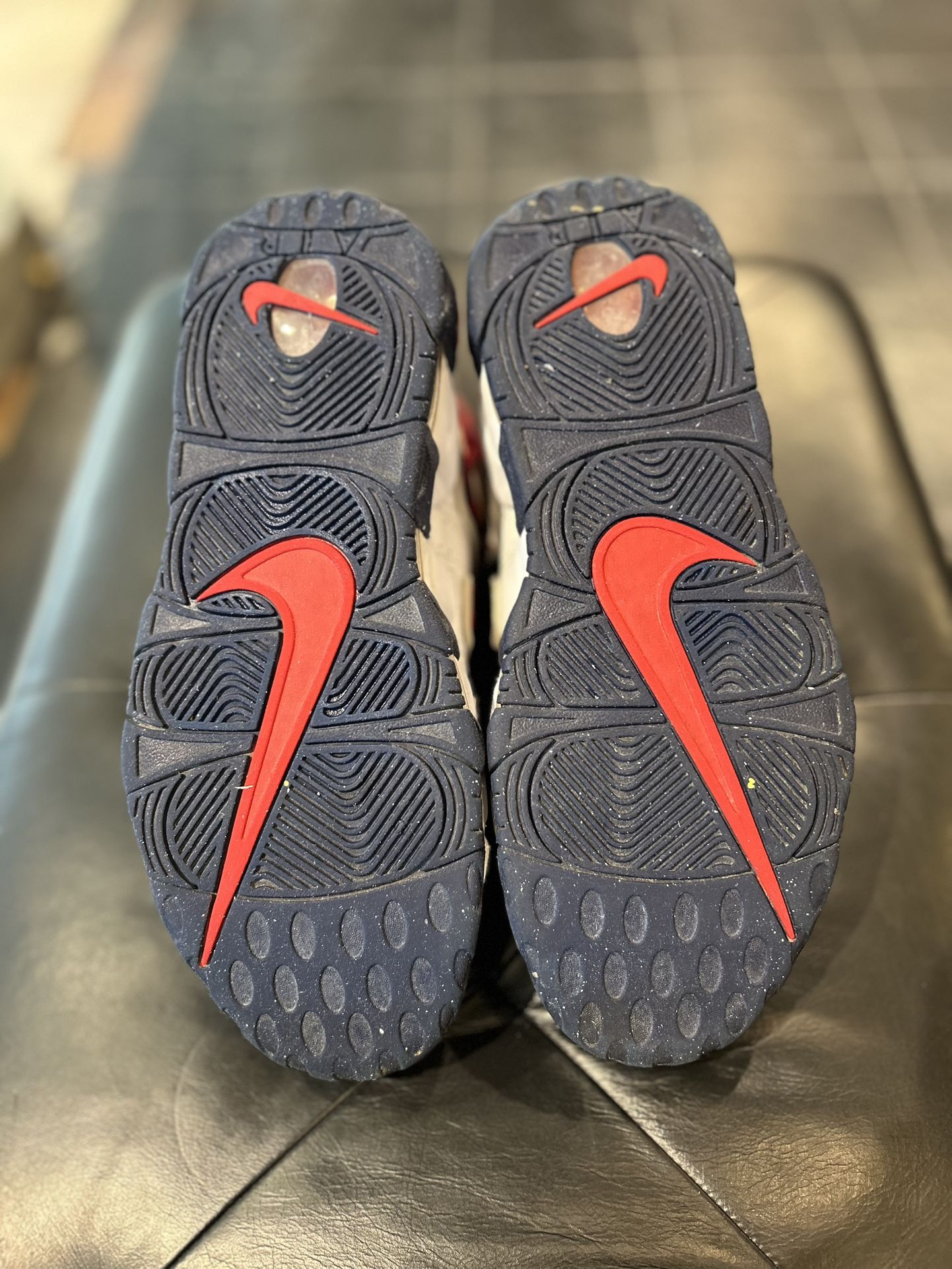 Nike Air More Uptempo Red Camo Size 8.5 Men Shoes Air More Uptempo 96 Red Toe GS – WOODstack main image 2