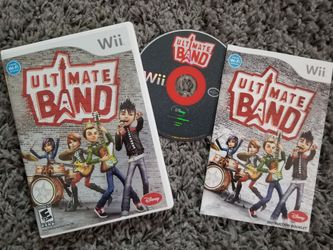 Ultimate Band Wii Nintendo Kids Family Video Game Complete Gaming Case Manual Disk