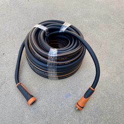 Giraffe Tools Garden Hose 100ft x 5/8", Water Hose Heavy Duty, Flexible, Lightweight Hybrid Hose with Swivel Handle, Male to Female Fittings, Burst 60