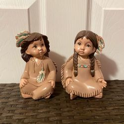 Vintage Native American Girl Dolls