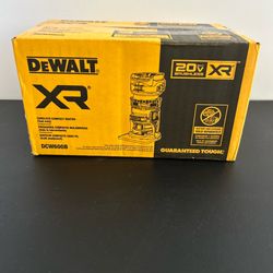 $130 NEW Dewalt XR Compact Router (TOOL-ONLY) 20-Volt Model DCW600B