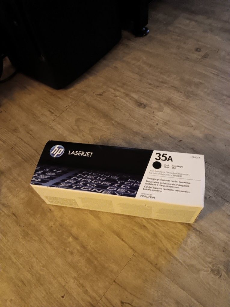 HP 35A CB435A Black LaserJet Toner Cartridge P1005, P1006 New Genuine OEM Sealed