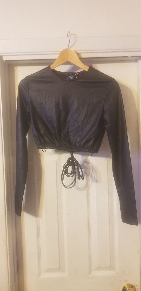 New Bershka Black Top Size Medium New