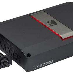 BRAND NEW POWERFUL KICKER LX3000.1 AMP