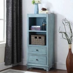 Brand New Tall Sky Blue Cabinet
