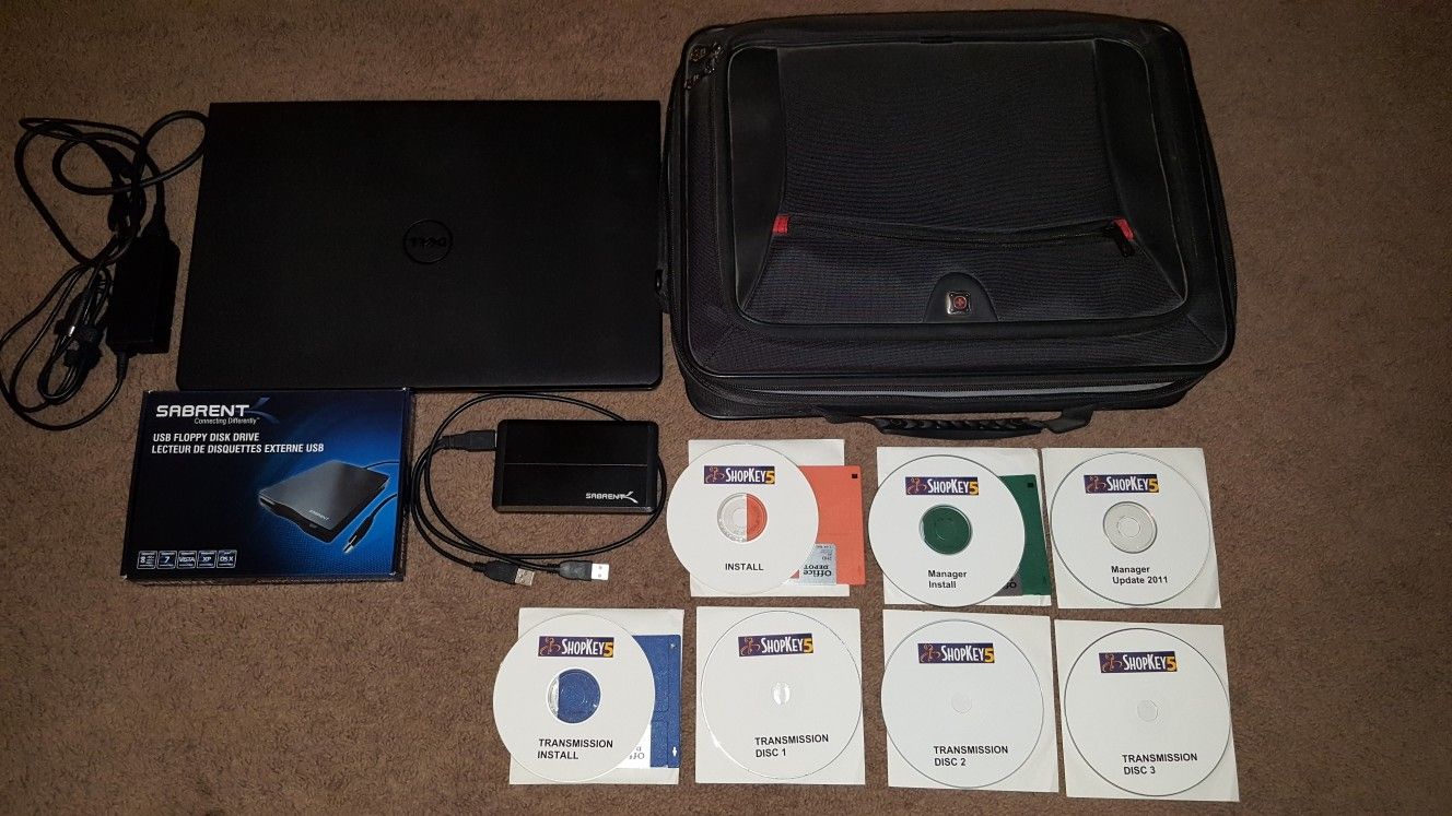 2011 Full Version of Shopkey5/Mitchell On Demand Automotive Repair Software and Dell Laptop