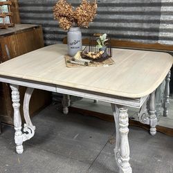 Solid Wood Antique Table Refinished