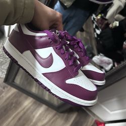 burgundy nike dunks for sale