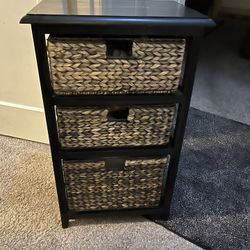 Small 3 Drawer Side Table