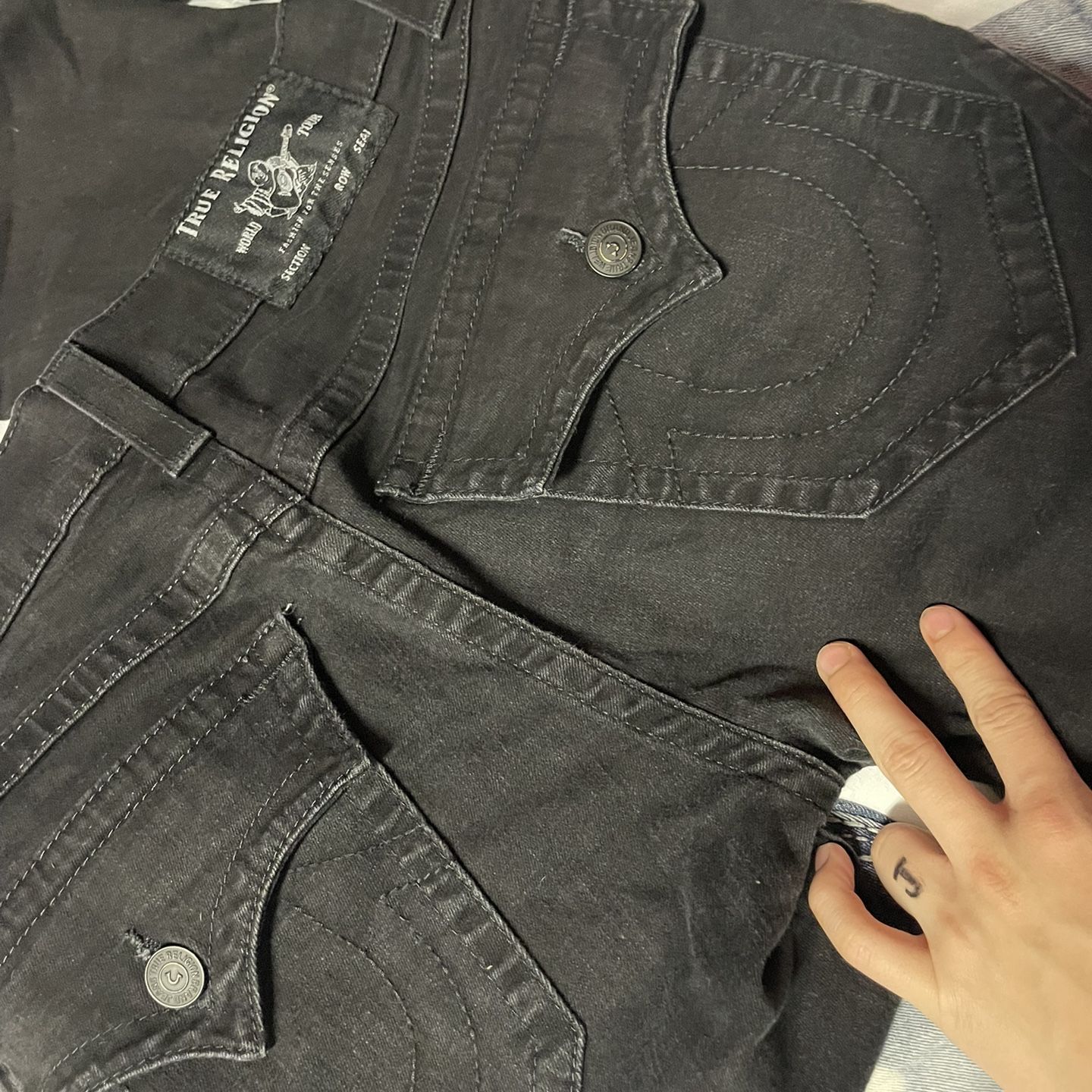 Black True Religion Jeans (Size 30) for Sale in Modesto, CA - OfferUp
