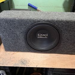 Sub Bass Speaker And Amplifier