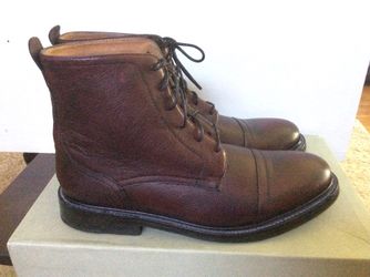 J.K. Fisk brown leather boots size 7m