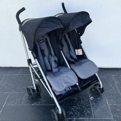 LIKE NEW EVENFLO SIDE BY SIDE DOUBLE STROLLER!!