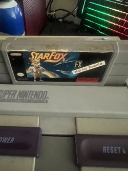 Rare Starfox Not For resale demo cart