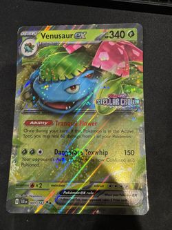 Venusaur JUMBO Card PROMO Stellar Crown