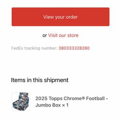 Topps NFL Chrome Football 2025/26 Jumbo Hobby Box