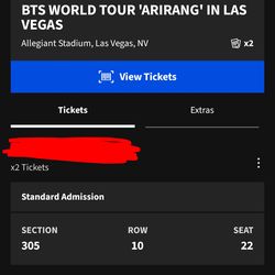 BTS tickets