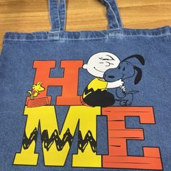 Peanuts Tote Bag 100% Cotton 