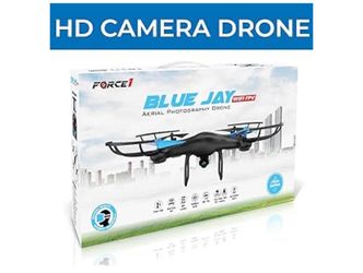 BRAND NEW IN BOX BLUE JAY Drone with Camera for Adults - VR Ready Quadcopter RTF Remote Control Drone with 720p HD Wide Angle Drone Camera, 6 Axis Gyr