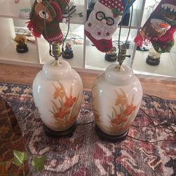 Set Of Two Antique Lamps