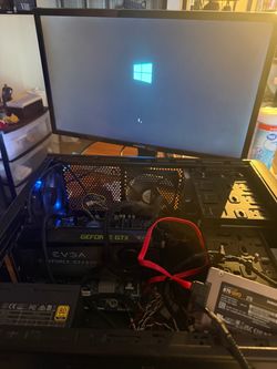 Server Desktop with accessories