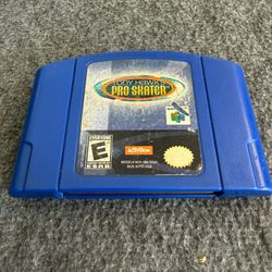 Tony Hawk's Pro Skater Nintendo 64 N64 Blue Tested