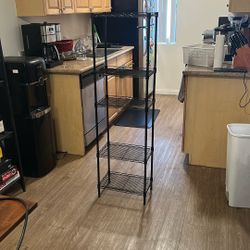Metal multi-level shelving