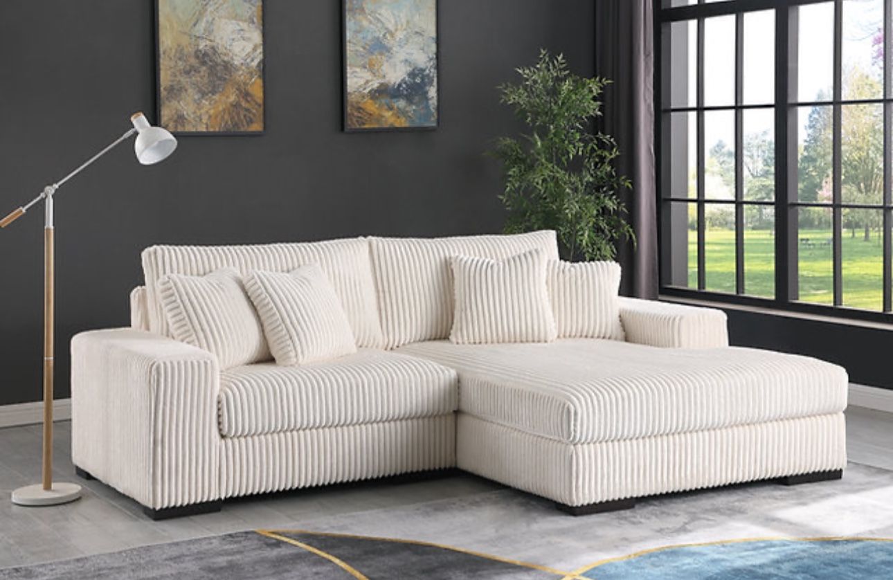 NEW SECTIONAL SOFA WITH FREE DELIVERY ALSO BEDROOM FURNITURE AND MATTRESS BEDS