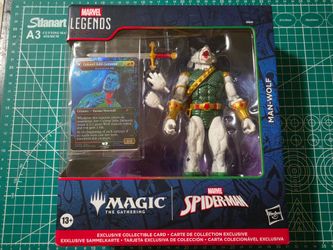 Marvel Legends Man-Wolf Action Figure with Exclusive Magic: The Gathering Card