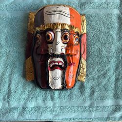 Indonesian Hand Made Wooden Mask