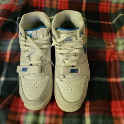 NIKE AIR  TRAINER 1 -'SUMMIT WHITE /PHOTO BLUE  US- MENS -10.5 (FJ4183-100   USED ONLY 4 TIMES