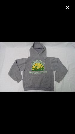 Vintage Seattle SuperSonics Sweatshirt/Hoodie Size Adult Small