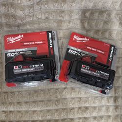 Milwaukee 6Ah batteries brand new, price is for each one