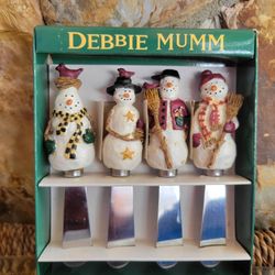 Vintage Debbie Mumm “Snowman” Spreaders,1999