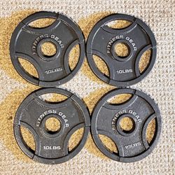 Fitness Gear Plates/Barbell/Bench