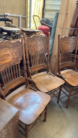 Oak chairs