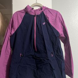 Women’s Asics navy anorak - Size M