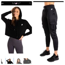 Small Black Active wear set