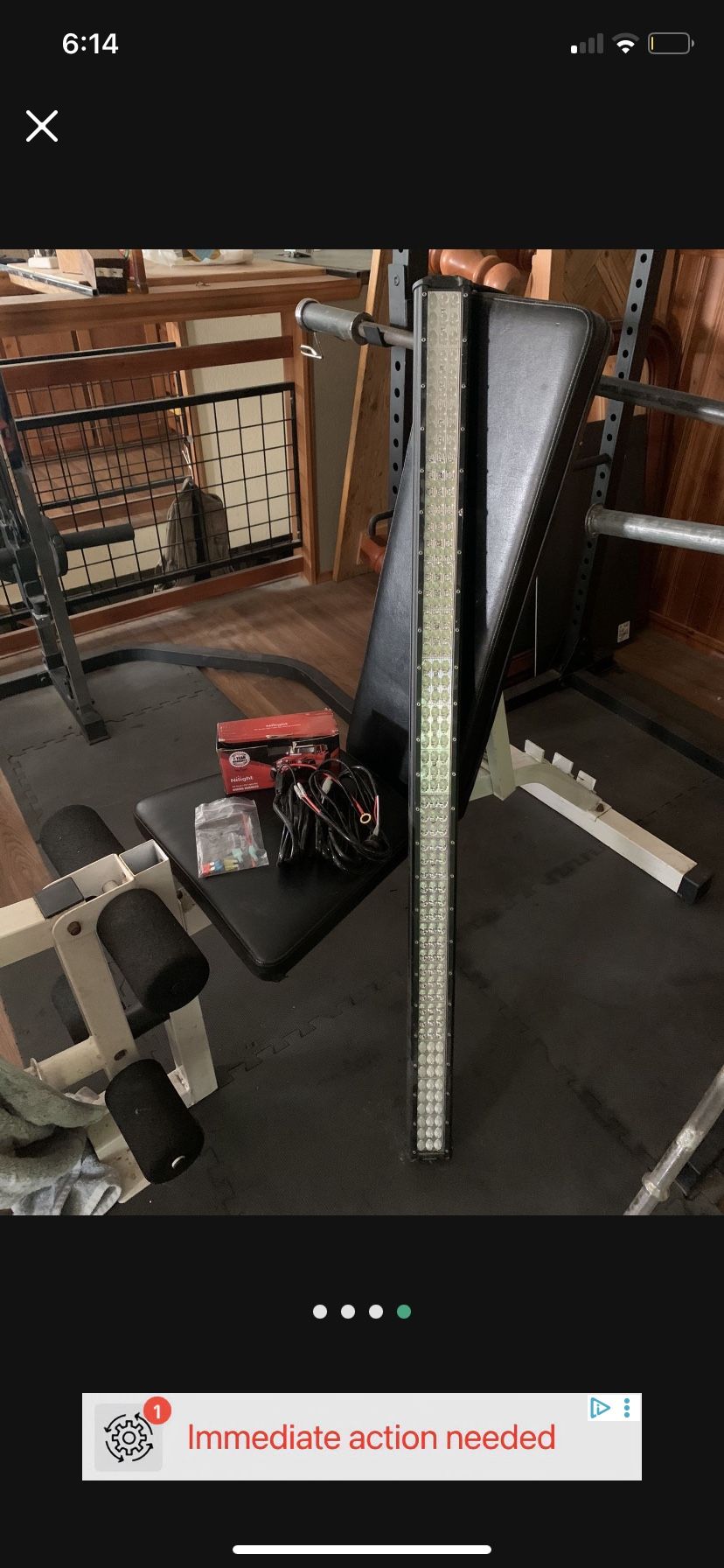 52” LED Light Bar - Complete Install Kit
